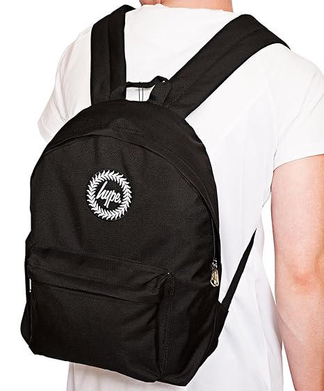 plain black hype bag
