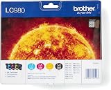Brother LC980 Ink Cartridge Black Yellow Cyan Magenta 4 Pack Inkjet view 2