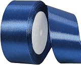 POPOYU Dark Blue Satin Ribbon 40mm 22m Claret Hair Cake Gift Wrapping