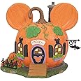 Department 56 Disney Village Halloween Mickey Mouse Pumpkintown House Lit Building, 5.83 Inch, Multicolor
