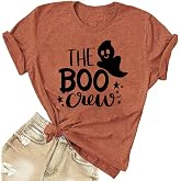 Funny Shirts for Women Vintage Skull Tshirt Holiday Short Sleeve Tops | Novelty Skeleton Floral Ghost Graphic Tees Casual Workout Tops
