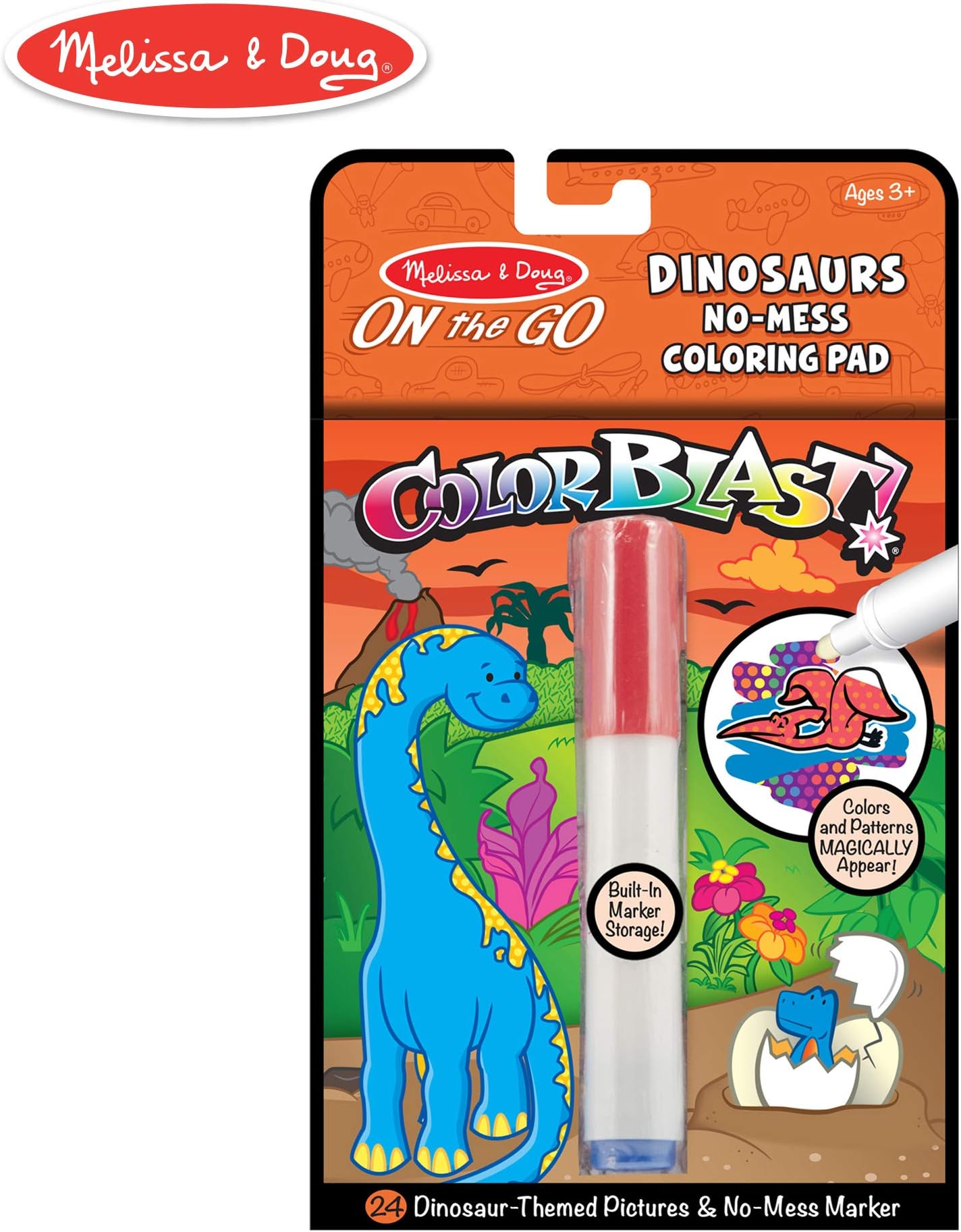 Colorblast Book - ON the GO Travel Activity (Dinosaur)