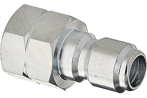 MI-T-M Mi T M AW-0017-0006 3/8M x 3/8 FPT QC Plug, Silver