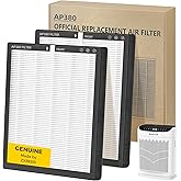 ZXBEER Replacement Filter Compatible with AP380 Air Purifier, 3-IN-1 HEPA and High-Efficiency Activated Carbon Filter for Home,2 Pack, Official
