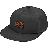 Volcom Men's Snapback Hat &ndash; 6-Panel Twill Flat Brim Cap Adjustable Snap Closure