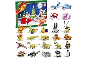 ZPM Advent Calendar 2023 Kids Toys, 24 Days Animal Building Blocks Christmas Countdown Calendar, Advent Calendars Surprise Christmas Gifts for Kids Dinosaur Toys for Boys Girls Age 4 5 6 7 8-12 Years Old