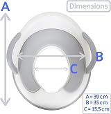 Babycurls Toddler Toilet Training Seat with Handles Secure Fit Anti-Slip view 6