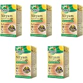 Zandu Nityam Ayurvedic Vati Tablets | 100% Ayurvedic Laxative | Helps Relieve Constipation | 30 Tabs (Pack of 5)