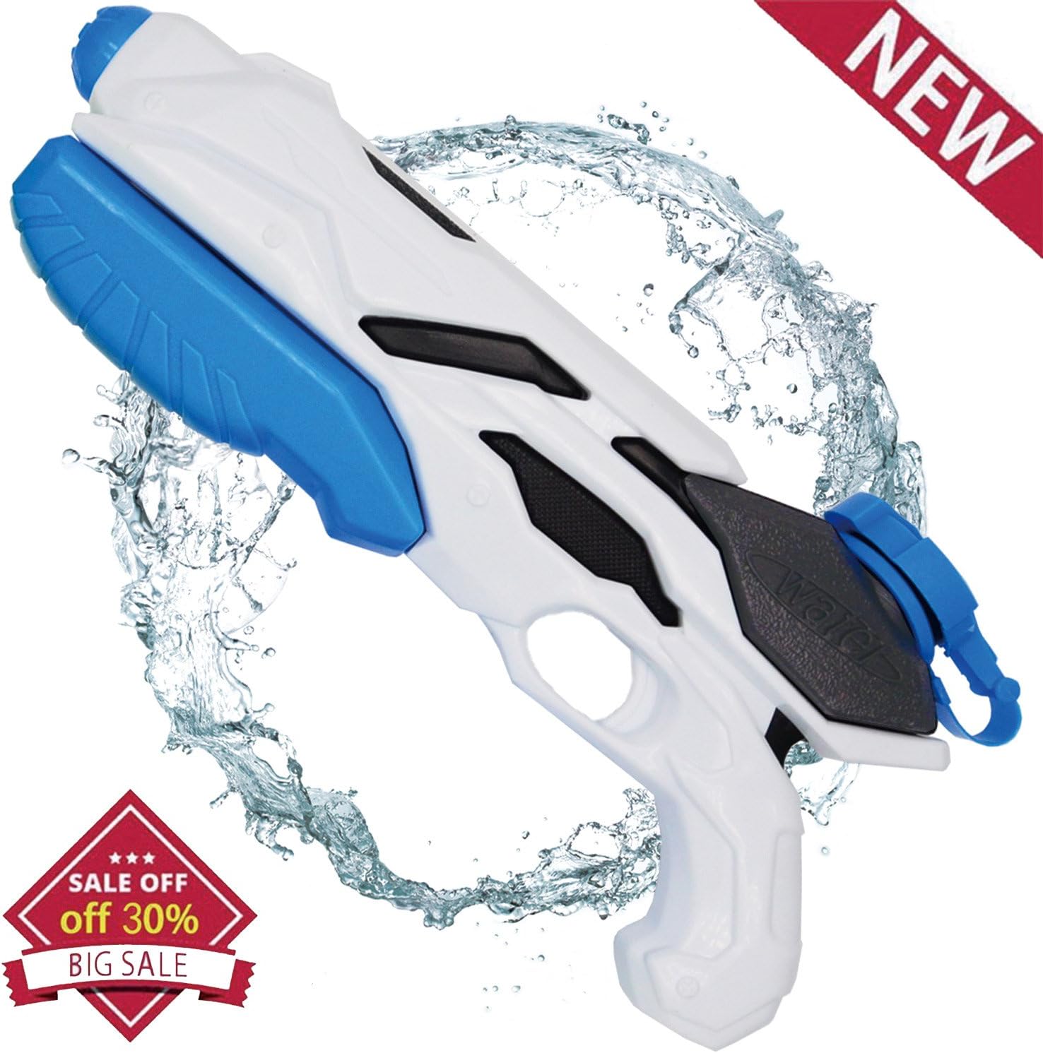 soler Water Gun, Huge Water Blaster,Large Capacity Squirt Gun,Shoots Up To 35 Feet High! Game Fun Far Range Party Favor Toy for Kids and Adults