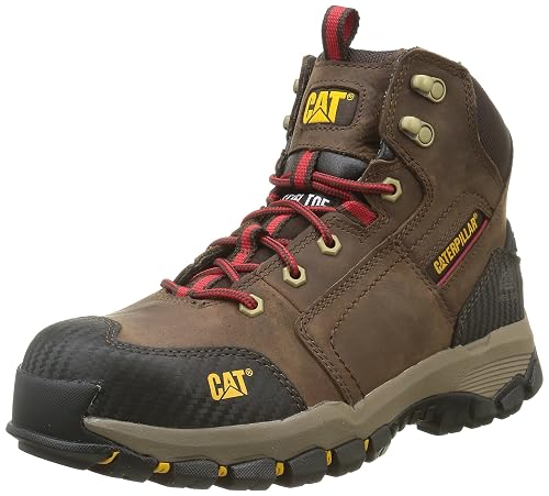 Bottes De Travail CAT Mae S3 HRO WR - Imperméables, Bout Acier, Semelle Anti-perforation | Pour Femmes, Hauteur 15,2 Cm