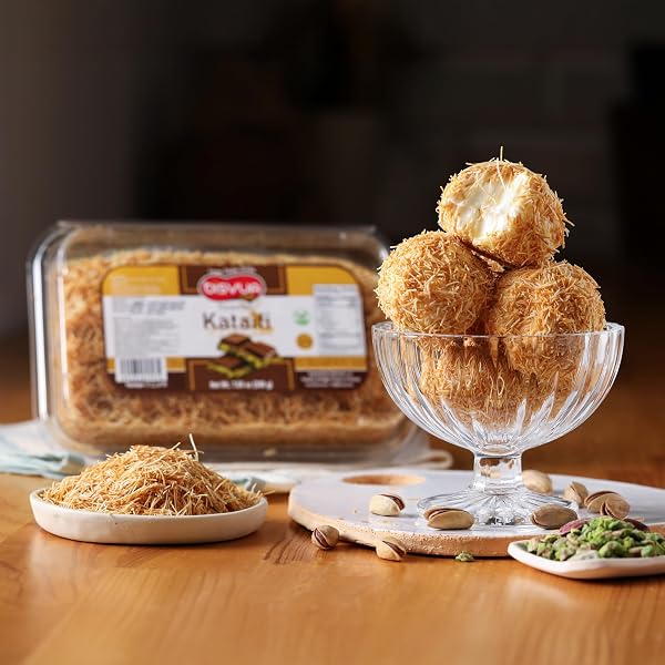BISVUA PREMIUM DESSERT TOPPING ROASTED KATAIFI PASTRY 200G (7.1 OZ) – GOLDEN TOASTED SHREDDED PHYLLO DOUGH FOR DUBAI CHOCOLATE FILLING, PISTACHIO CREAM RECIPES, KUNAFA DOUGH & CRUNCHY