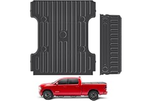 AltraVos Truck Bed Mat & Tailgate Mat for 2002-2018 Dodge Ram 1500 & Ram 2500/3500 2002-2026 & Ram 1500 Classic 2019-2024 (6.