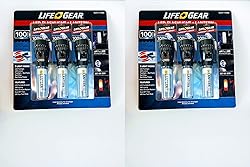 Life Gear LED Flashlight + Lantern 3 Pack 100