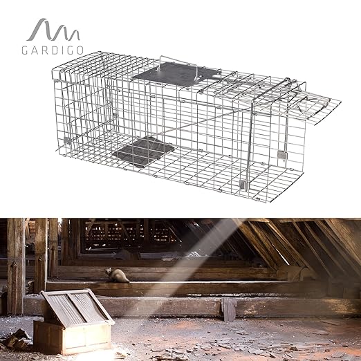 title=Gardigo Gabbia trappola per topi, donnole, gatti, cani, volpi catturare