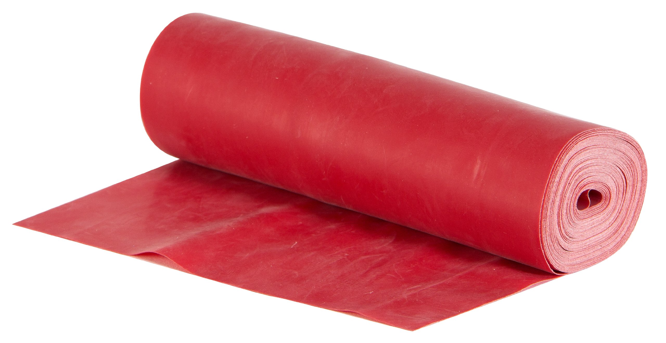 Rolyan Energising Exercise Bands, High-Quality Exercise Bands in Various Lengths and Progressive Resistance Levels for Enhanced Strength, Range of Motion, and Coordination, Red, Medium, 5.5m