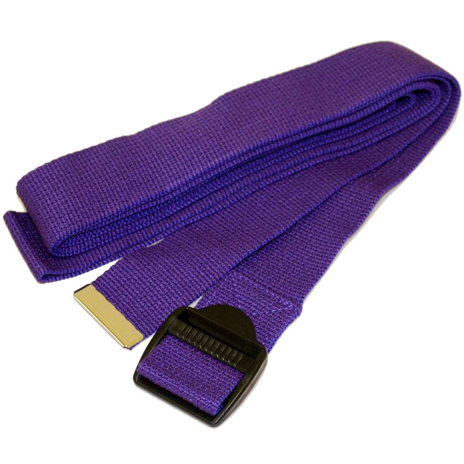 Yoga Direct 10Feet Yoga Strap with Clip Style Buckle Purple YogaDirect A241STRPUR10 Sports