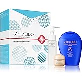 Shiseido Active Sun Protection Set - Includes Ultimate Sun Protector Lotion SPF 60+ (150 mL), Perfect Cleansing Oil (40 mL) &