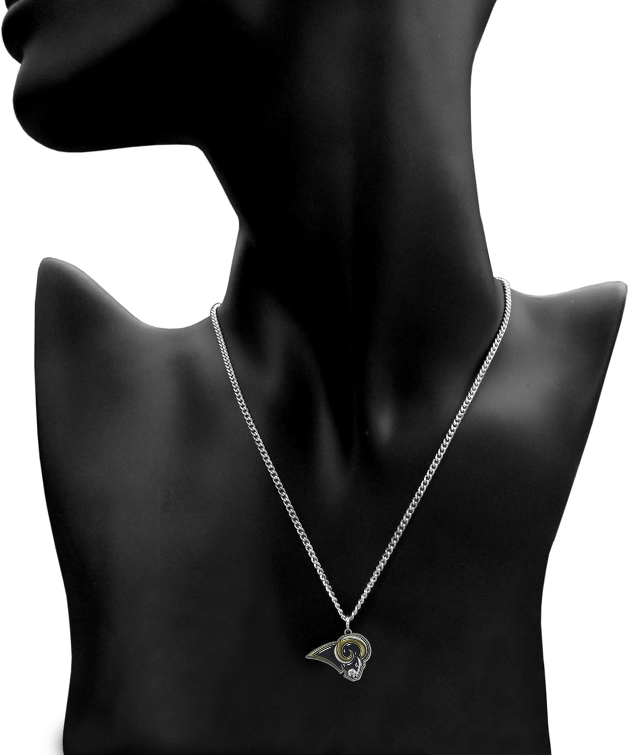 NFL Siskiyou Sports Fan Shop Los Angeles Rams Chain Necklace 22 inch Team Color : Sports Fan Necklaces : Sports & Outdoors