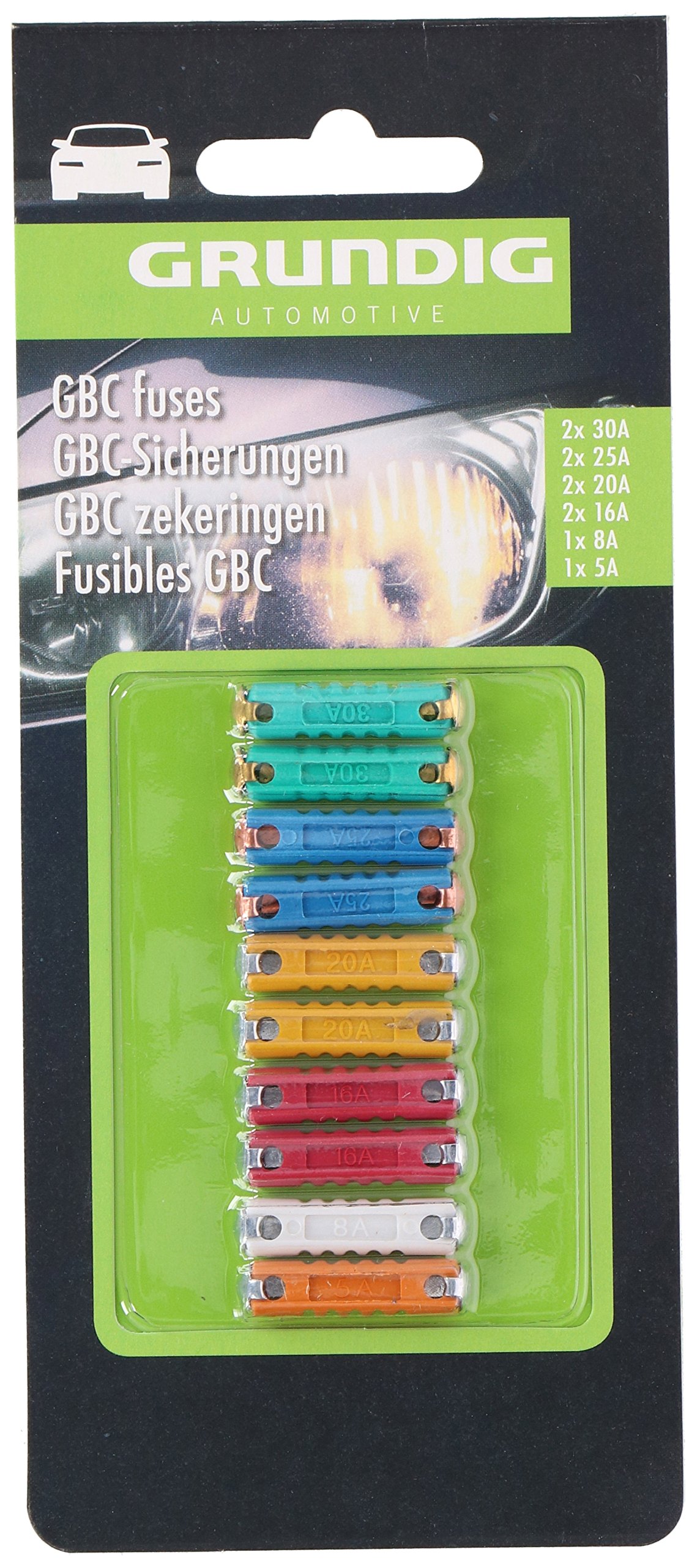 GRUNDIG 32735 Glass Fuse 10 Pack