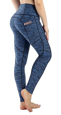 Flatik Damen Blickdichte Leggings HosenYoga fitness Leggings