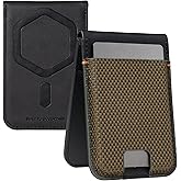 URBAN ARMOR GEAR UAG Slim Wallet Kevlar Olive 6 Cards Holder with Kickstand RFID Blocking, Metropolis Magnetic Wallet Compatible with MagSafe for iPhone, Galaxy