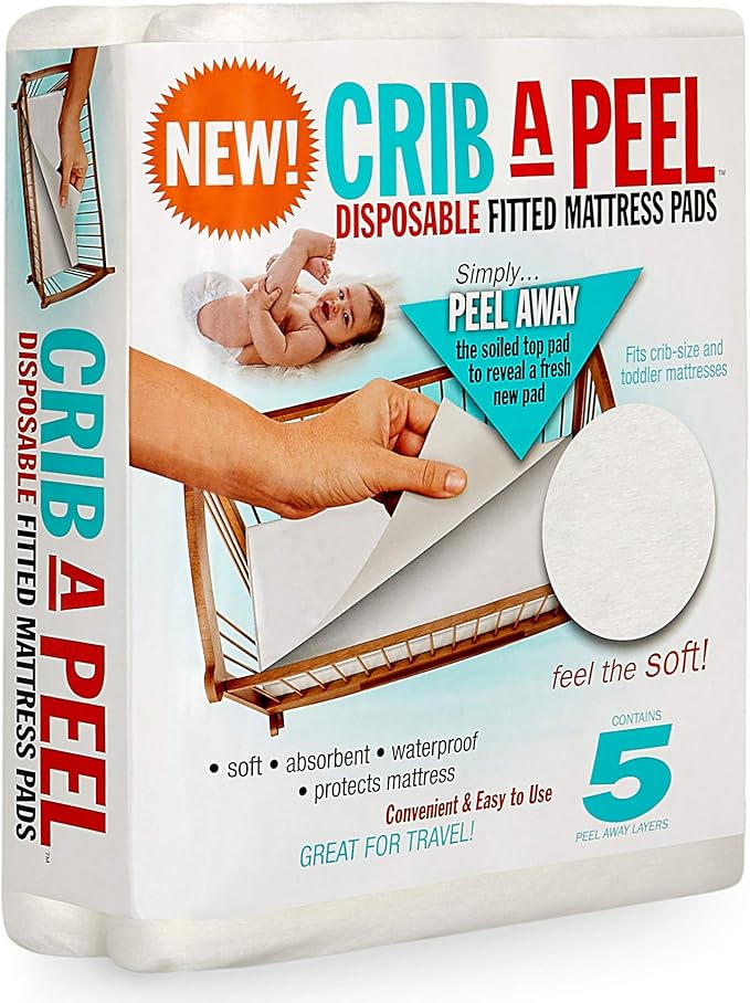 PEELAWAYS Disposable Bed Sheets Fitted for Beds 5Layer Soft