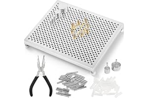 INDIVSHOW Wire Jig Kit with 6 in 1 Wire Bending Plier and Metal Pegs,Tools for Bracelet Earing Jewelry Design Making