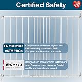 BabyDan MultiDan Extending Metal Stair Gate 62.5-106.8 cm White view 7