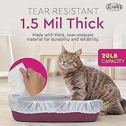 Alfapet Elastic Cat Litter Box Liners - Extra Giant