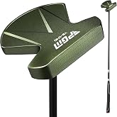 PGM Zero Torque Putter Golf Club for Men and Women Right Handed | 33" 34" 35" High Forgiveness and Low Deviation Face Balanced Square to Square Mallet Putter with Center Shaft Design