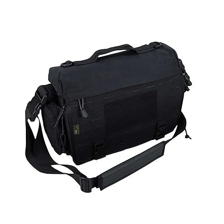 Direct Action Messenger Laptop Akten Office Bag Tasche Schwarz