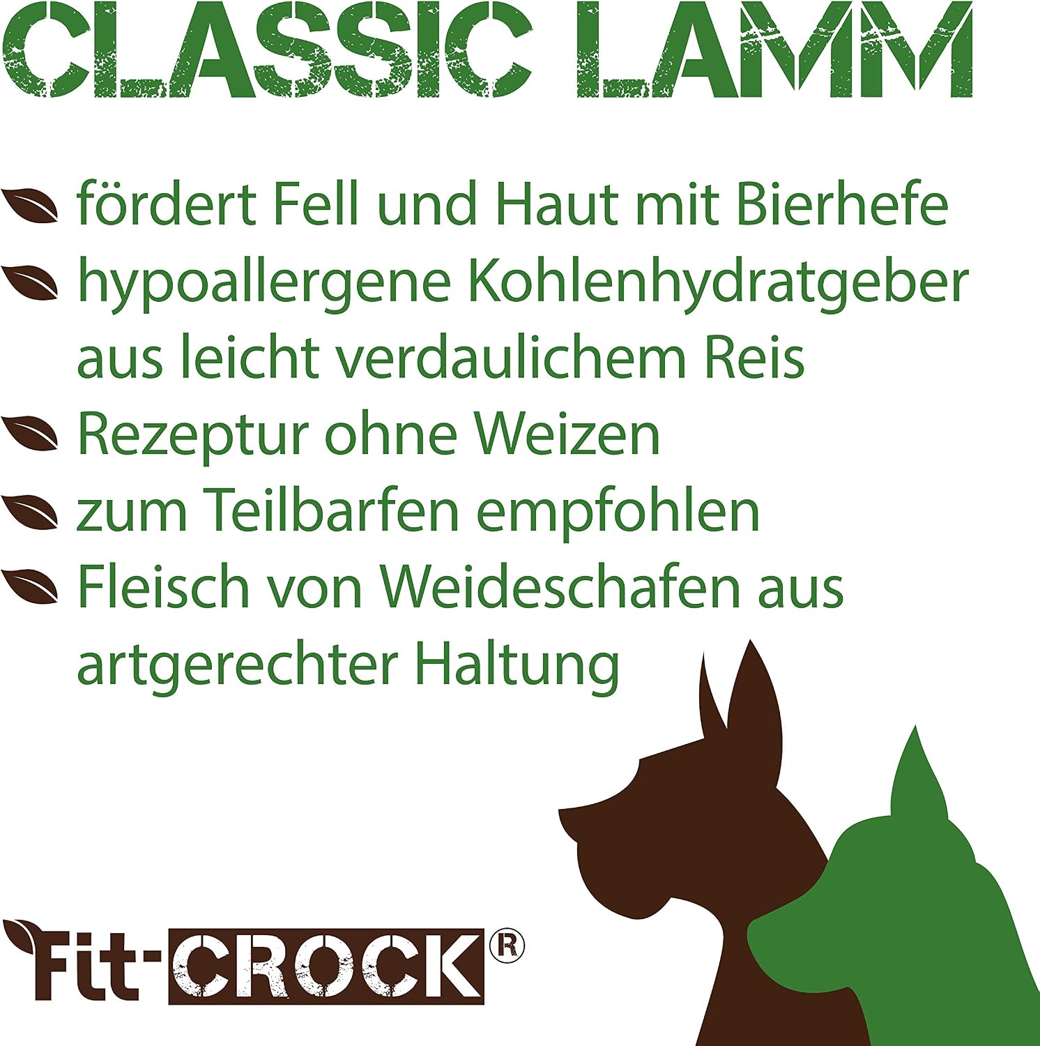 cdVet Fit-Crock Classic Lamb Maxi 10 kg, 10 kg (Pack of 1) - Image 4