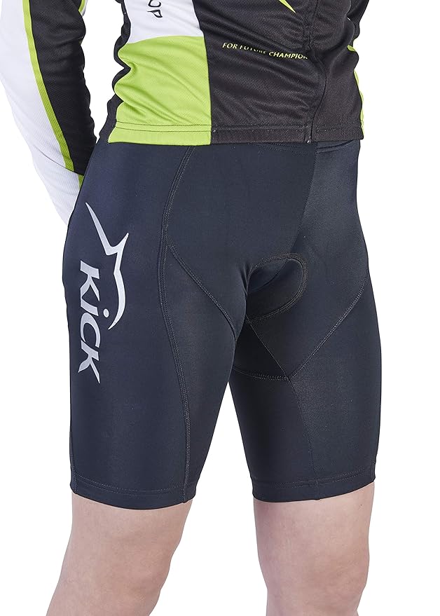 kids black cycle shorts