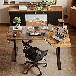 Agilestic Electric Standing Desk, L-Shaped 59