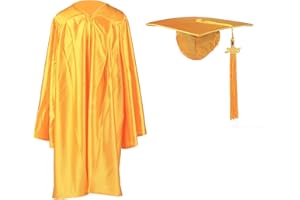 FtyFty Shiny Kindergarten Graduation Cap and Gown Set