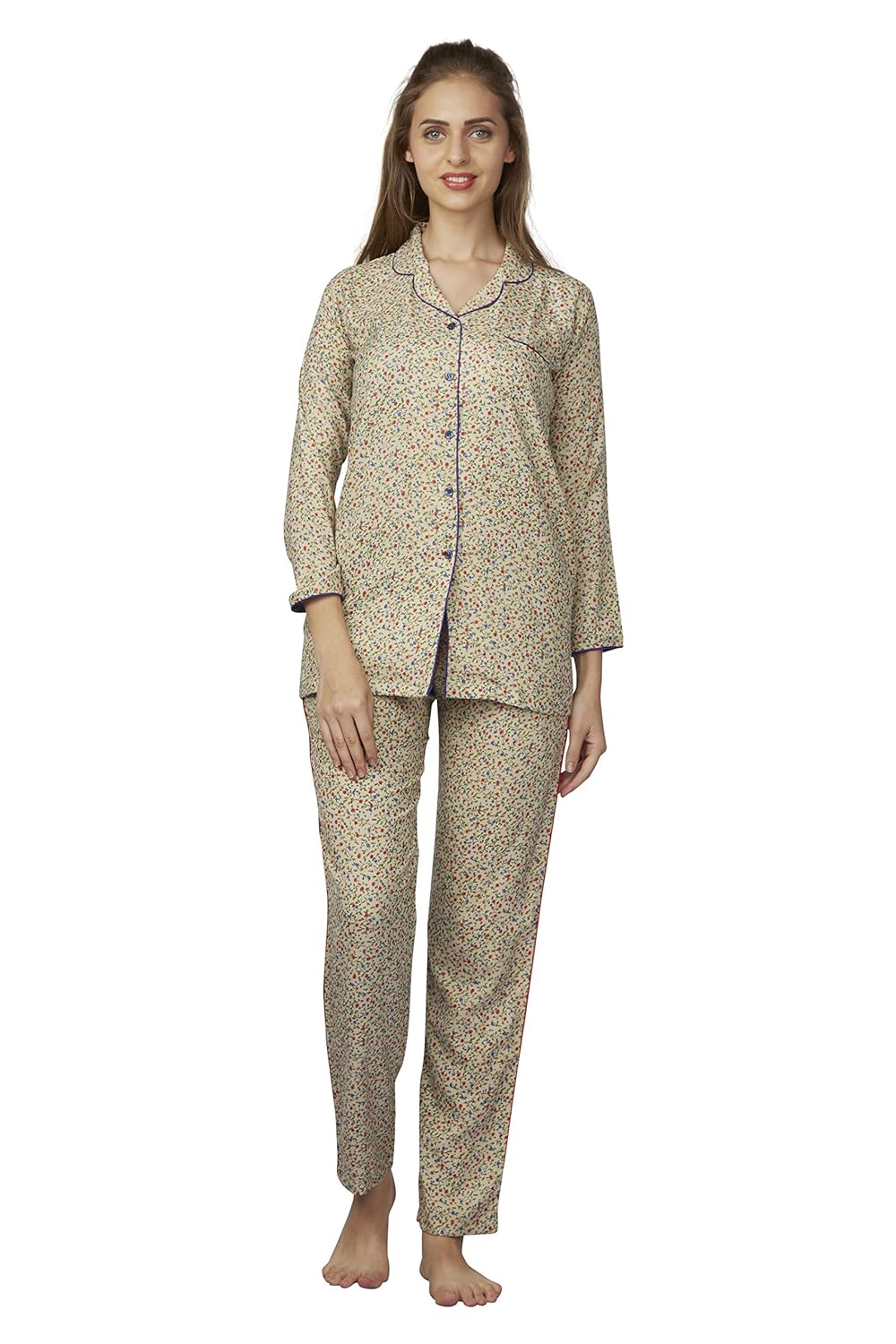 full sleeves night suit