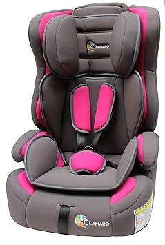 Clamaro 'Guardian FLEX' 2in1 Isofix Kinderautositz 9-36 kg, Umbau zur einfachen Sitzerhöhung möglich, Auto Kindersitz für Kin