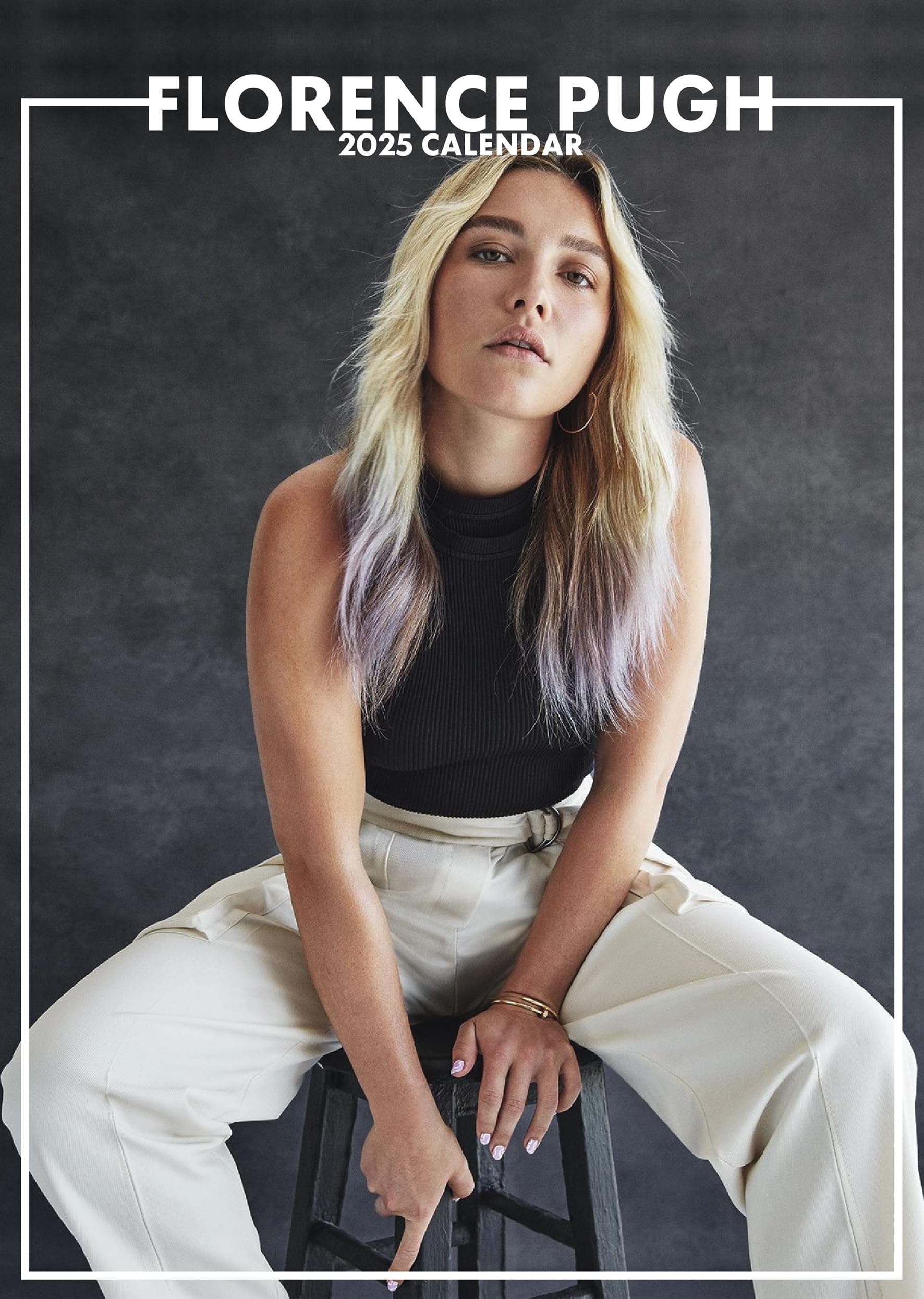 Florence Pugh 2025 - A3 Size Wirobound Calendar