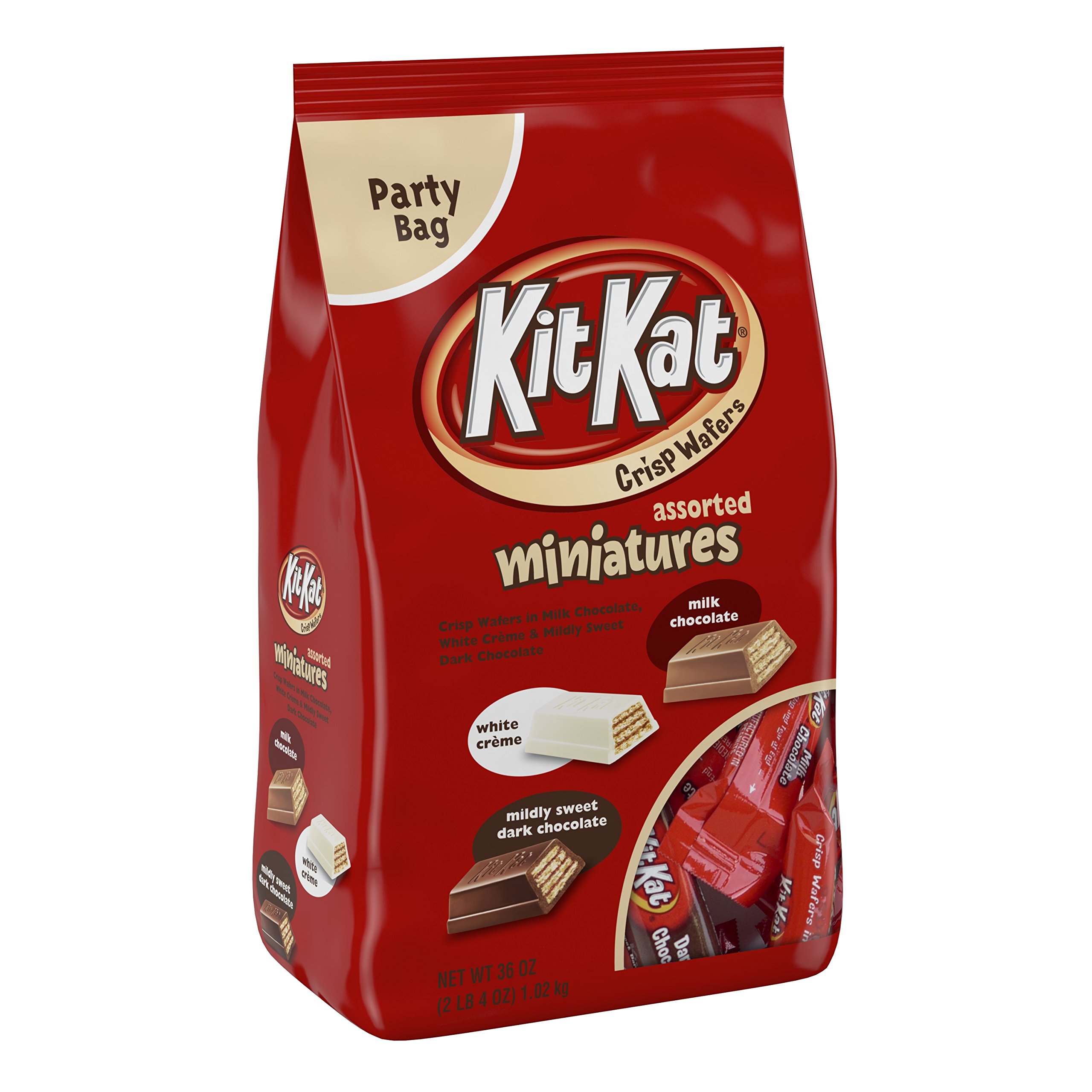 KIT KAT Chocolate Candy , Snack Size Assortment (Milk Chocolate, Dark