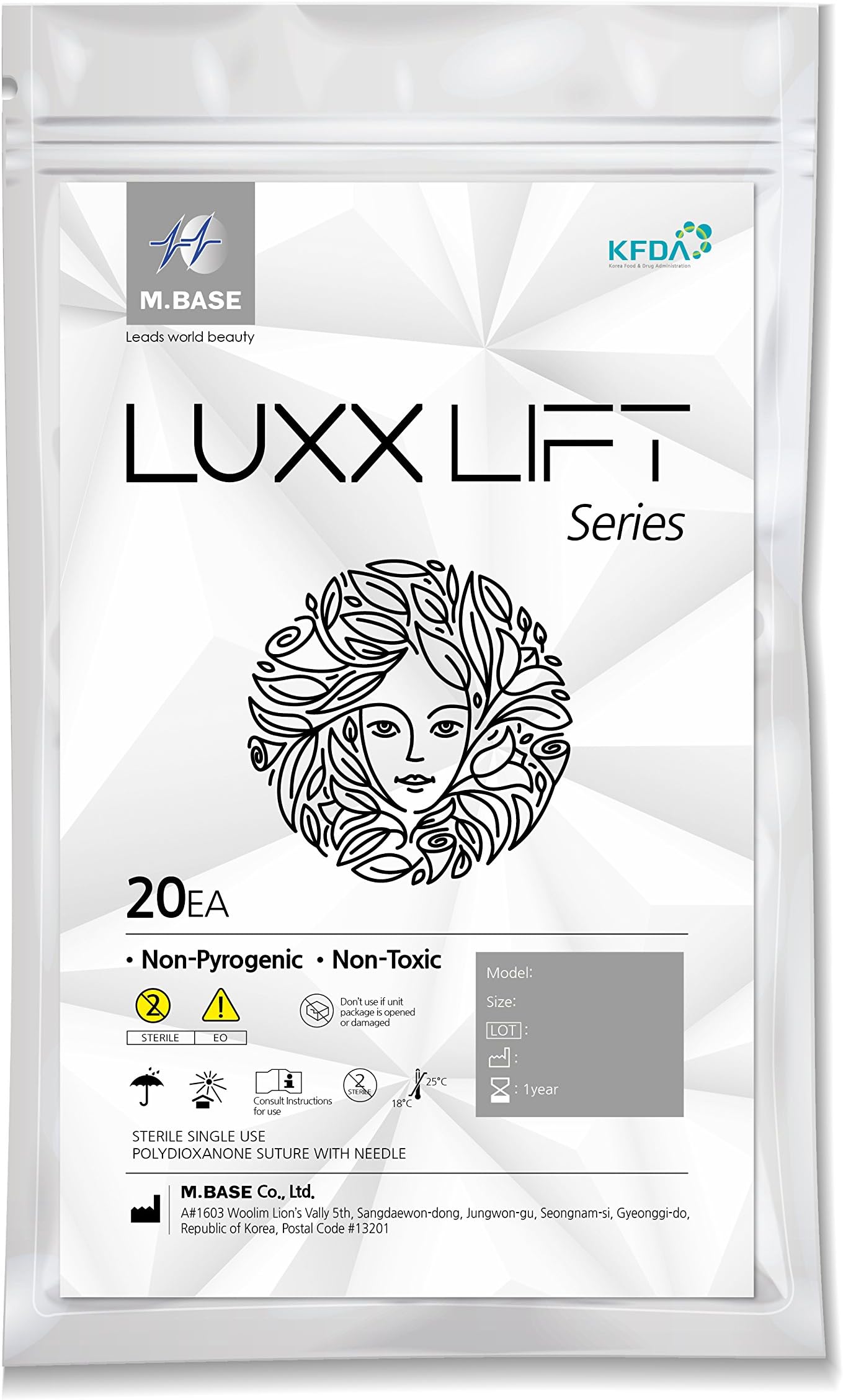 Luxx PLLA Thread Screw Type/Twisted Thread/Face Lifting/40Pcs/Korea Made (27G50mm)