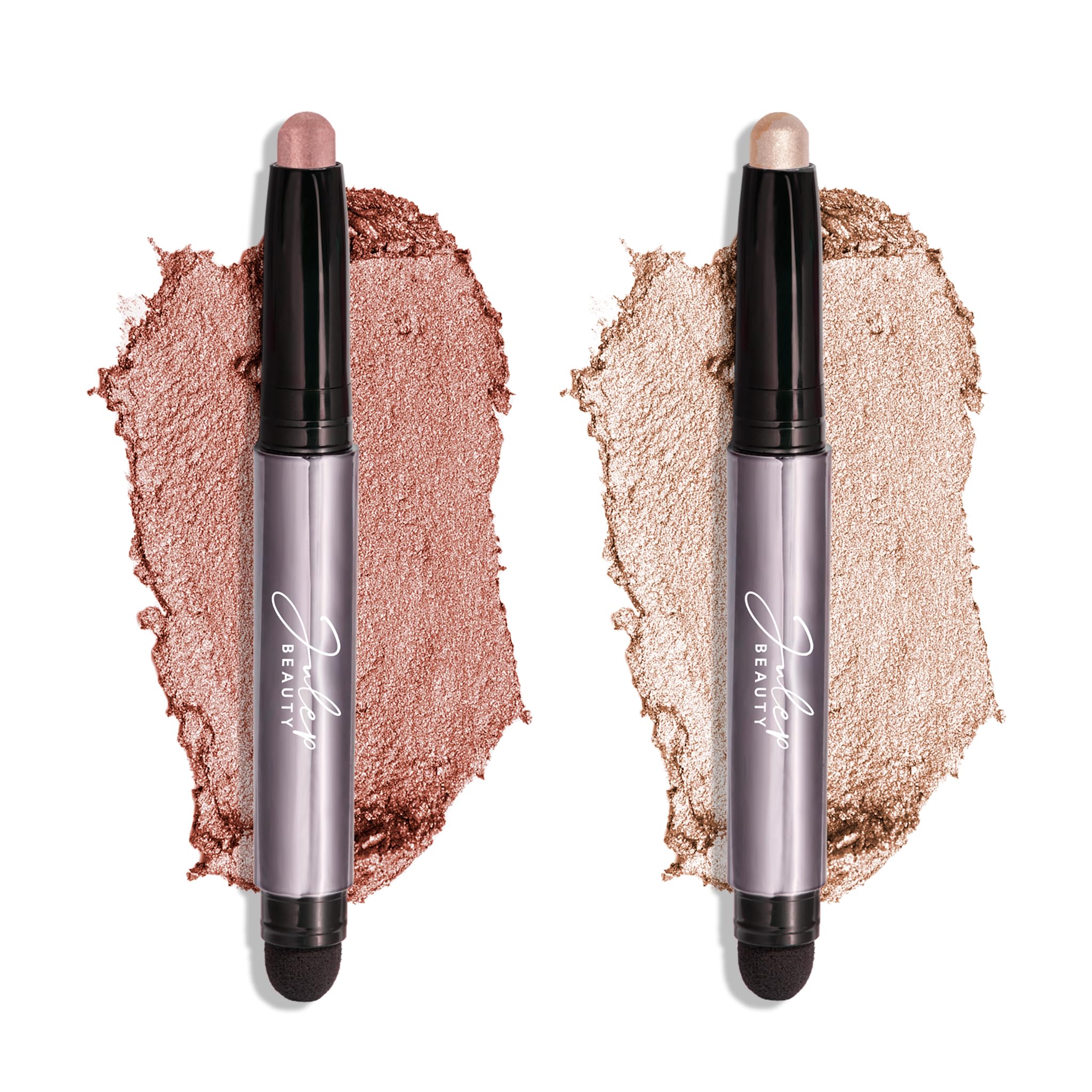 Julep Eyeshadow 101 Crème-to-Powder Eyeshadow Stick (Pearl & Rose) Long-Lasting, Waterproof Eye Shadow - Blendable, Crease-Proof with Built-In Smudger — image 1