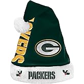 FOCO NFL Unisex-Adult Official Primary Logo Holiday Santa Hat