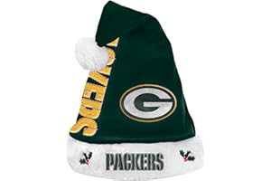 FOCO NFL Unisex-Adult Official Primary Logo Holiday Santa Hat