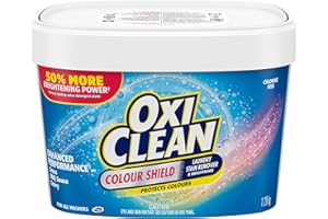 OxiClean Colour Shield Enzyme Laundry Stain Remover Powder, Effective on Grease, Blood, Wine Stains and More - Brightens Colo