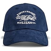 Lucky Brand Classic Cotton Hat | Adjustable | Dad Hat | Baseball Cap | Golf | Fishing | Low Profile | 5 Panel Design