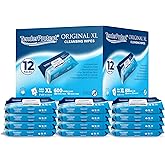 TenderProtect® Original XL Premium Adult Wipes (600 Ct), Extra-Large 9"x12" Wet Wipes with Aloe, Wash Cloths for Babies & Elderly, Incontinence, Hands & Body Cleaning