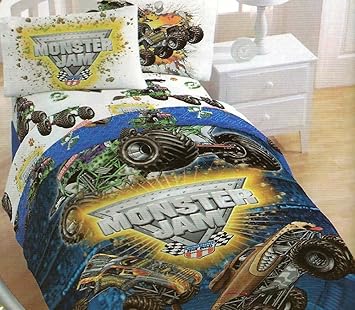 Unbekannt Monster Jam Trucks Full Set Truck Bettwasche