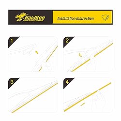 Raidbee Rear Wiper Blade, 10 inch Rear Windshield