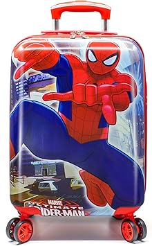 spiderman carry on suitcase