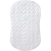 HALO BassiNest Protective Waterproof Cover for Bassinet Pad, White